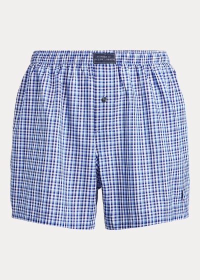 Boxer Polo Ralph Lauren Hombre Azules - Woven Cotton - OILTV8251